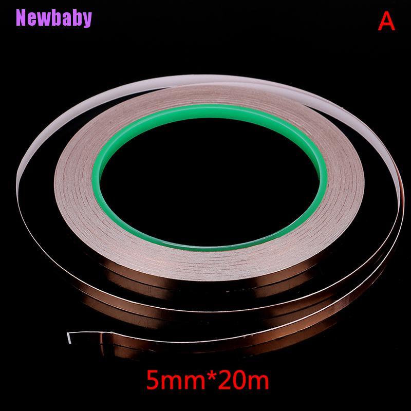 (Newbaby) 20m Double Tape Foil Tembaga EMI Shielding