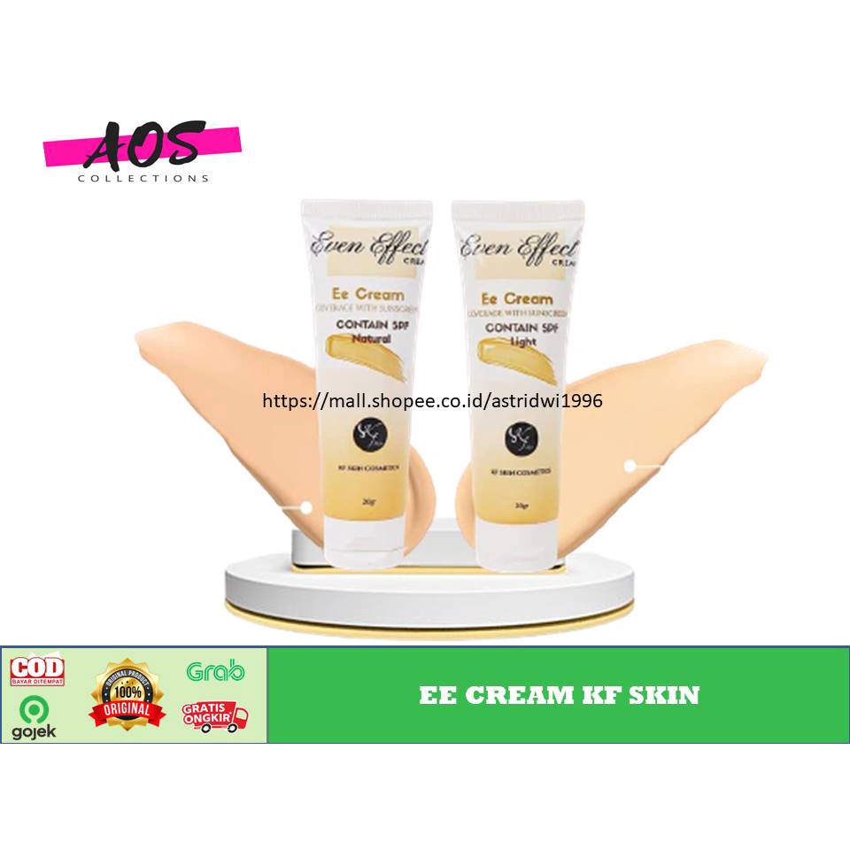 KF SKIN EE CREAM KFSKIN KRIM ORIGINAL BPOM FOUNDATION ALAS BEDAK NEW BARU