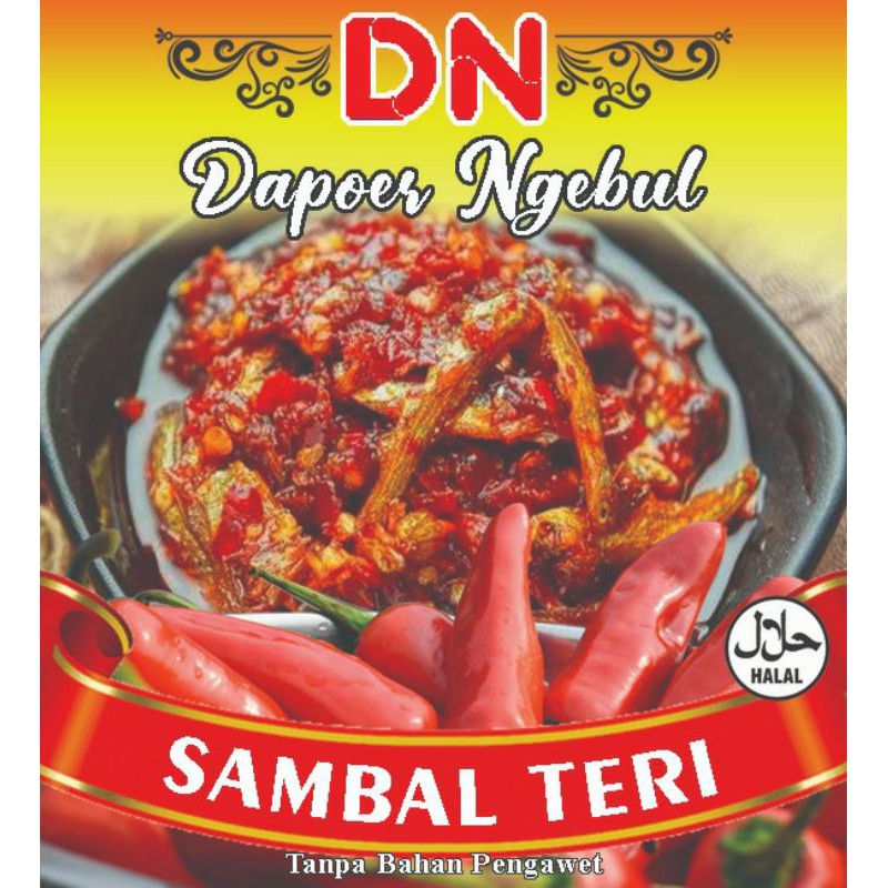 

Sambal Teri Medan Pedas Kemasan Botol 150 Gram