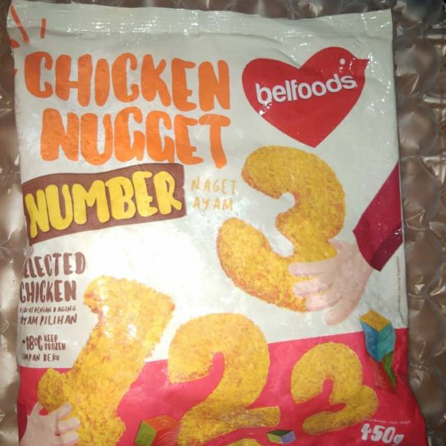 

BELFOOD CHICKEN NUGGET NUMBER 450GR