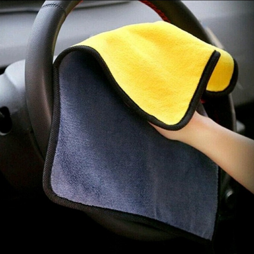 KAIN LAP DETAILING 500 GSM 30 X 30 CM KAIN MICROFIBER CUCI MOBIL MOTOR