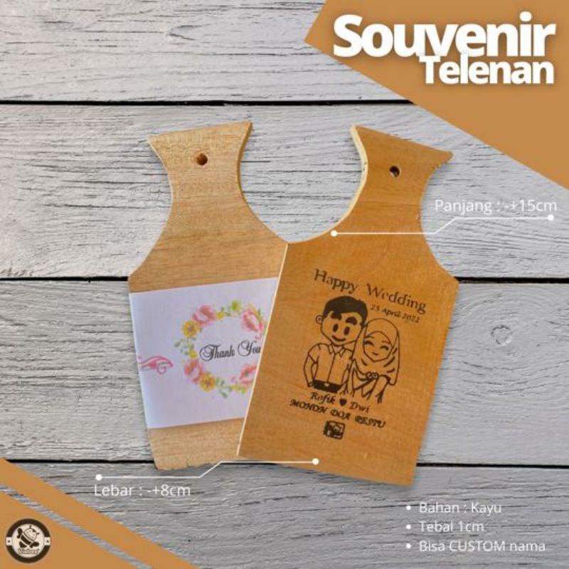 Dustbag89 | TELENAN KAYU MINI SOUVENIR PERNIKAHAN | PONOROGO