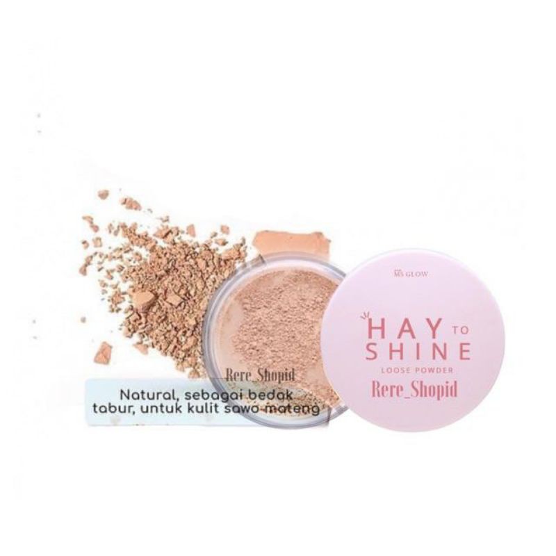 Ms Glow Looke Powder Hay Shine-Natural/Hay Shine