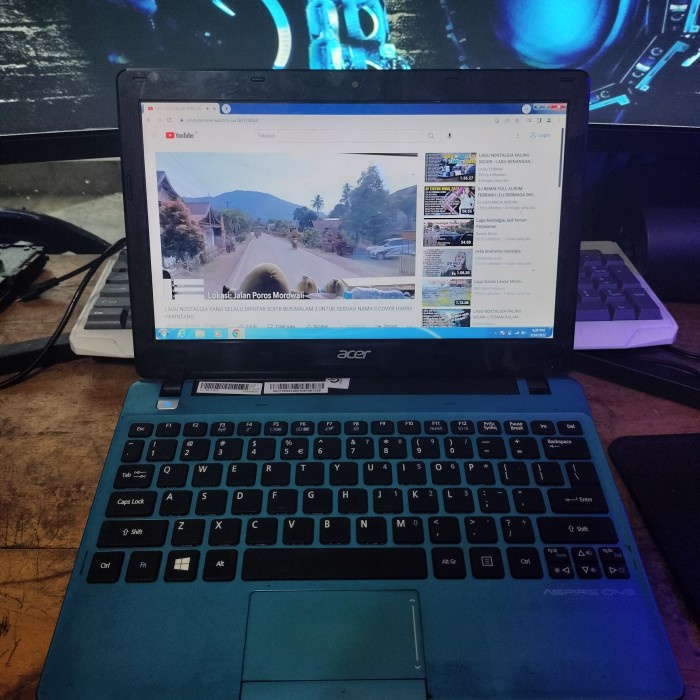 [ Laptop Second / Bekas ] Laptop Notebook Netbook Bekas Acer Aspire One Murah Siap Pakai Notebook /