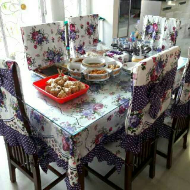 Sarung kursi makan 6