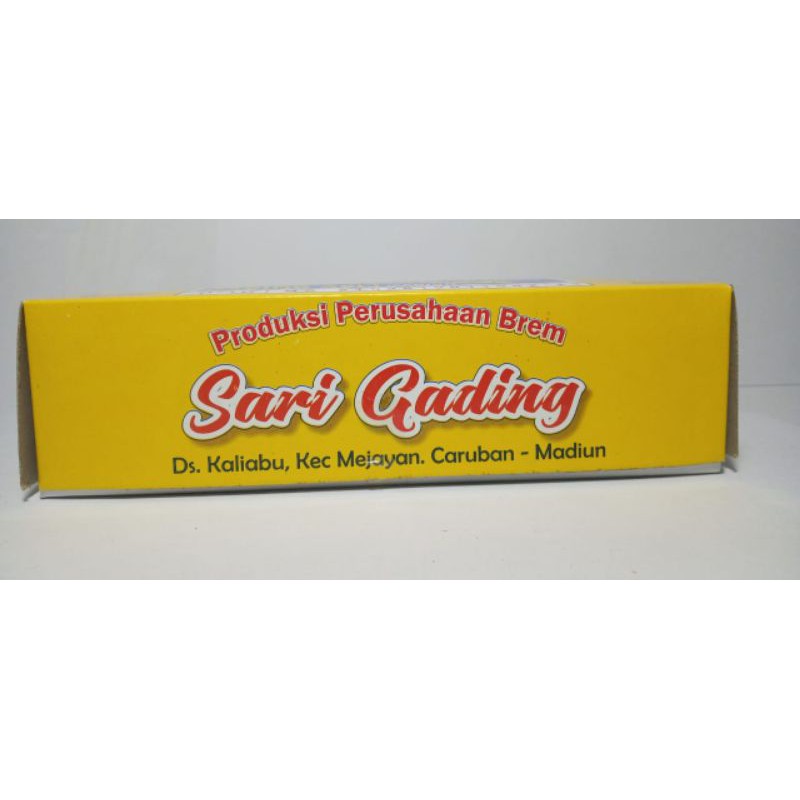 BREM BESAR Madiun asli cap suling gading isi  LIMA BATANG