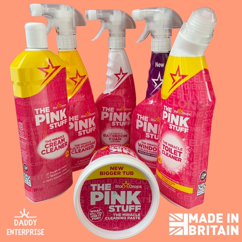 The Pink Stuff Miracle Bathroom Foam Cleaner