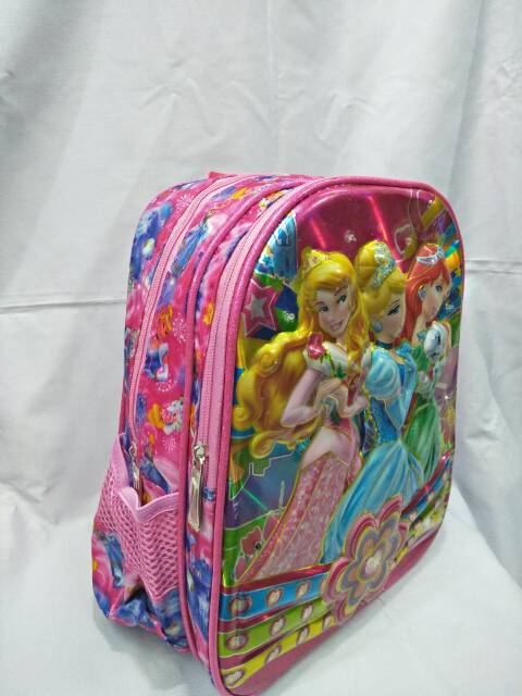 tas lampu musik anak princes disney club