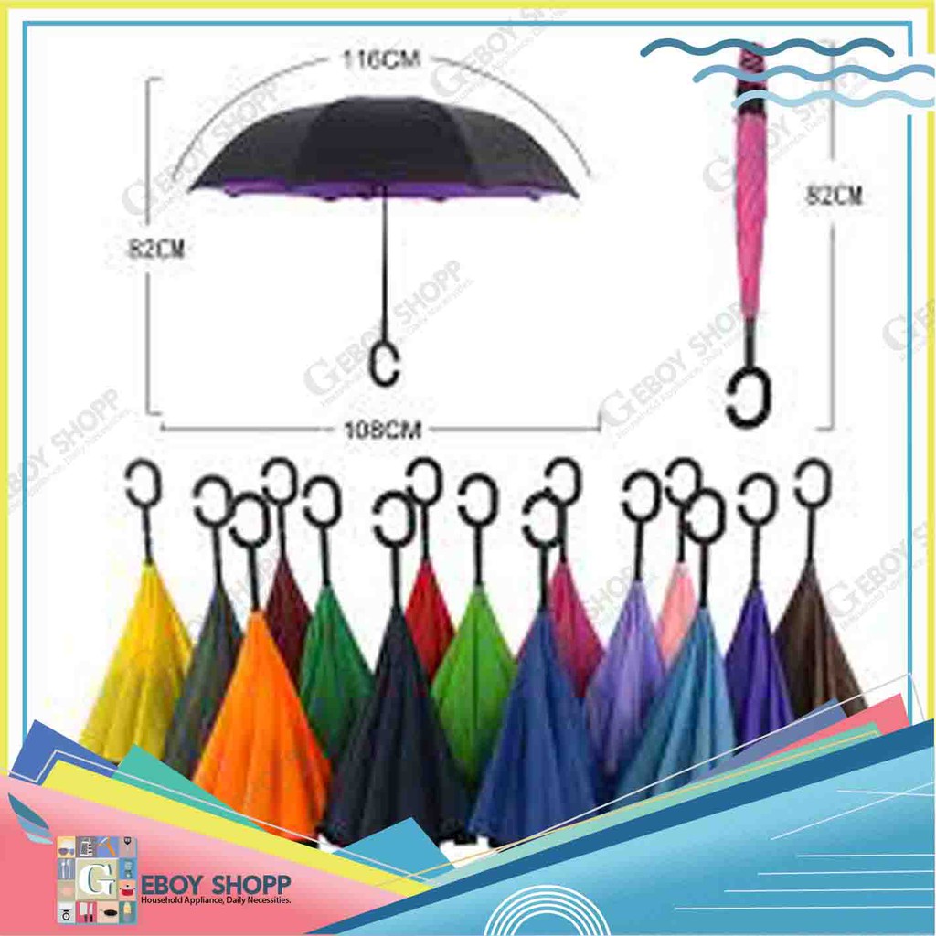 Payung Terbalik Kazbrella Upside Down Umbrella