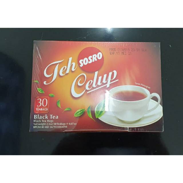 

Teh sosro celup isi 30 bag