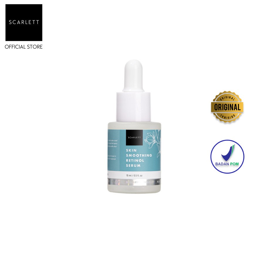 Scarlett Whitening Skin Smoothing Retinol Serum Retinol  Serum Wajah BPOM ORIGINA