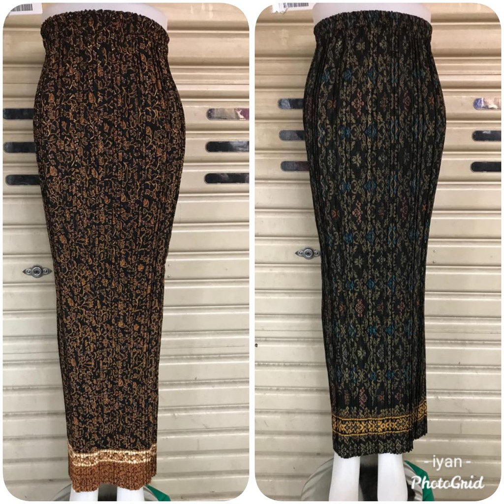 ROK PLISKET JUMBO BATIK / Bawahan kebaya / Rok Batik Jumbo Bahan Sangat tebal