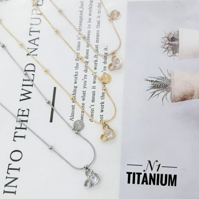 Titanium kalung wanita t100