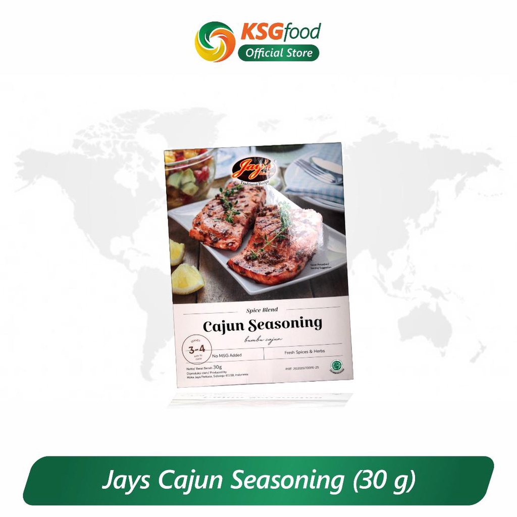 

JAY'S CAJUN SEASONING 30GR