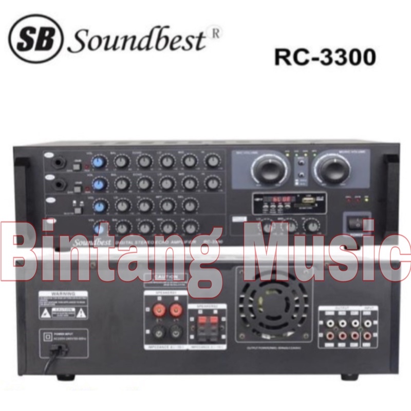 soundbest RC 3300 Mixer Amplifier