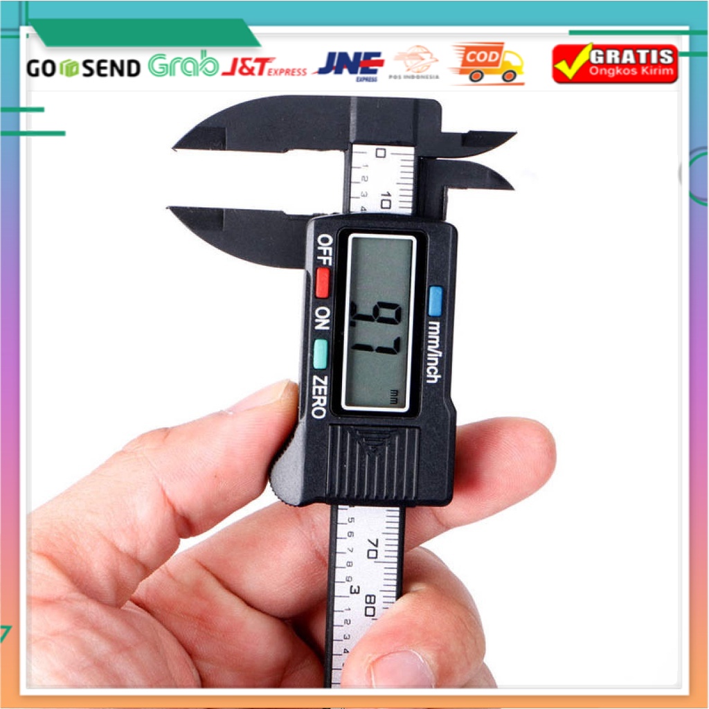 

Jangka Sorong 0-150MM Metal Casing Digital Caliper Alat Ukur Sigmat Digital Inch Teknologi Terkemuka Layar LED Alat Ukur Diamater Batu N DLL BS Beautiful Store ID