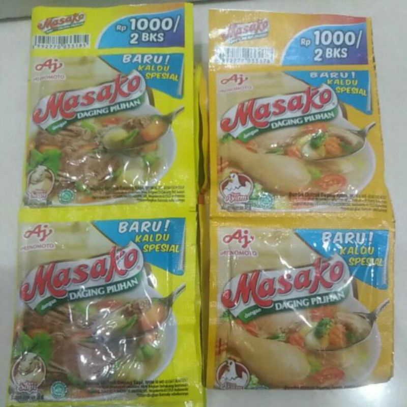 

Masako SAPI Ayam Renceng 9grmx12 Sachet