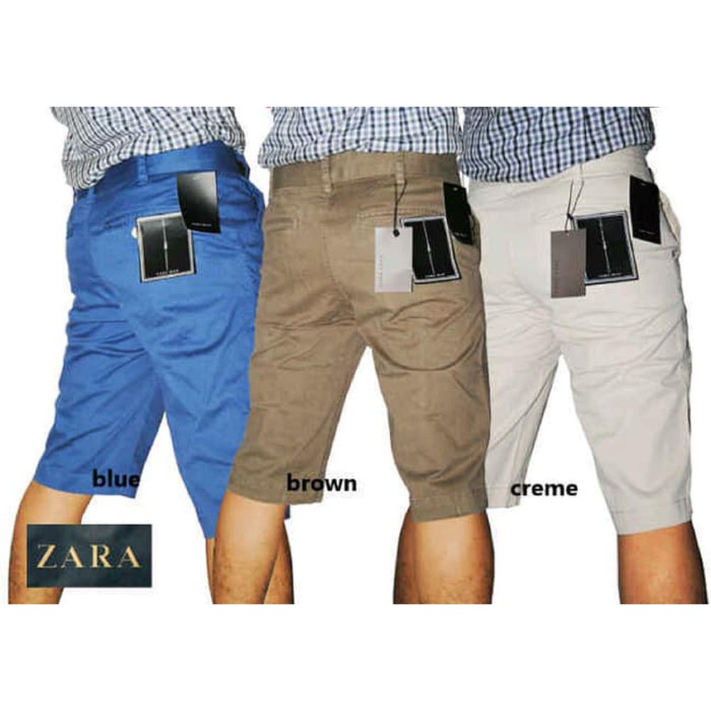 Fashion Celana Pendek Chino Zara Man 27-32 / celana chinos | Slimfit |Cargo