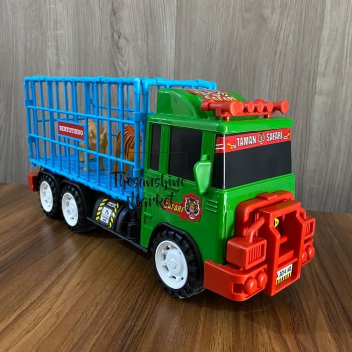 Mainan Anak Mobil Truk Hewan GBK 3014 KR / Animal Truck Friction