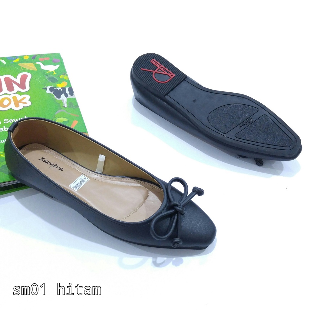 BORNEO SM03 dan SM01 Sepatu Flat Flatshoes Pita Bahan Sintetis Premium Keren by Xavyera