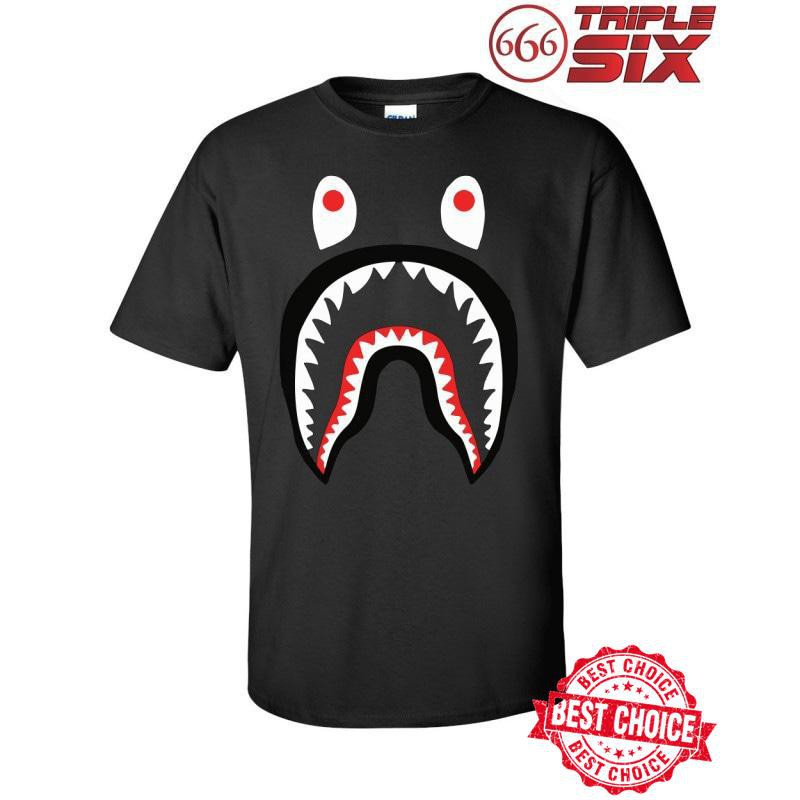 kaos bape shark