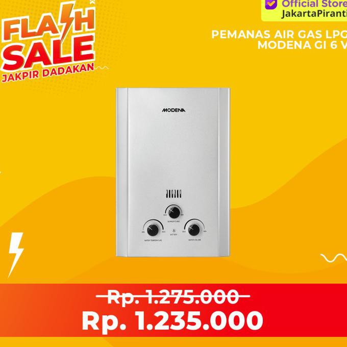 Water Heater Gas MODENA GI 6V