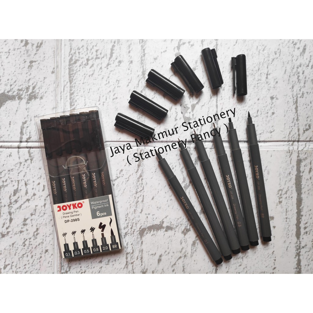 Drawing Pen Joyko DP-298S set 6 Pcs