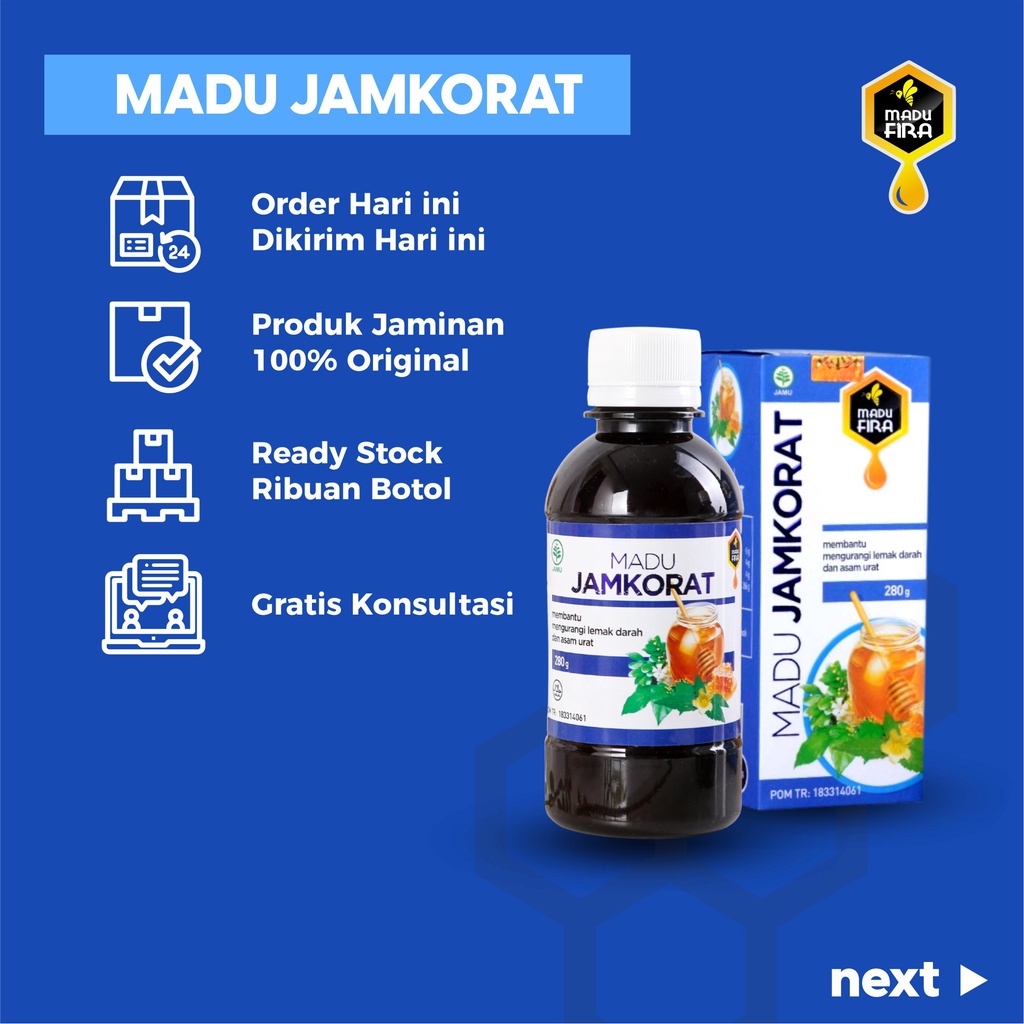 (BISA COD) Madu Jamkorat Madu Kolesterol Madu Asam Urat | Obat Kolesterol Obat Asam Urat Terbaik