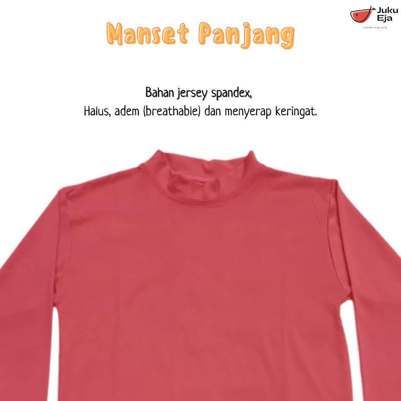 Hafizah Manset Wanita L-XL Kaos / Jersey Lengan Panjang