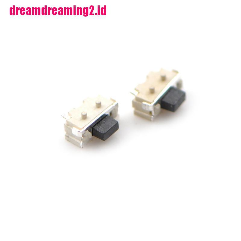 （✔✔❤() 20 Pcs Tombol Tekan Tactile Samping Mikro SMD SMT Ukuran 2x4mm