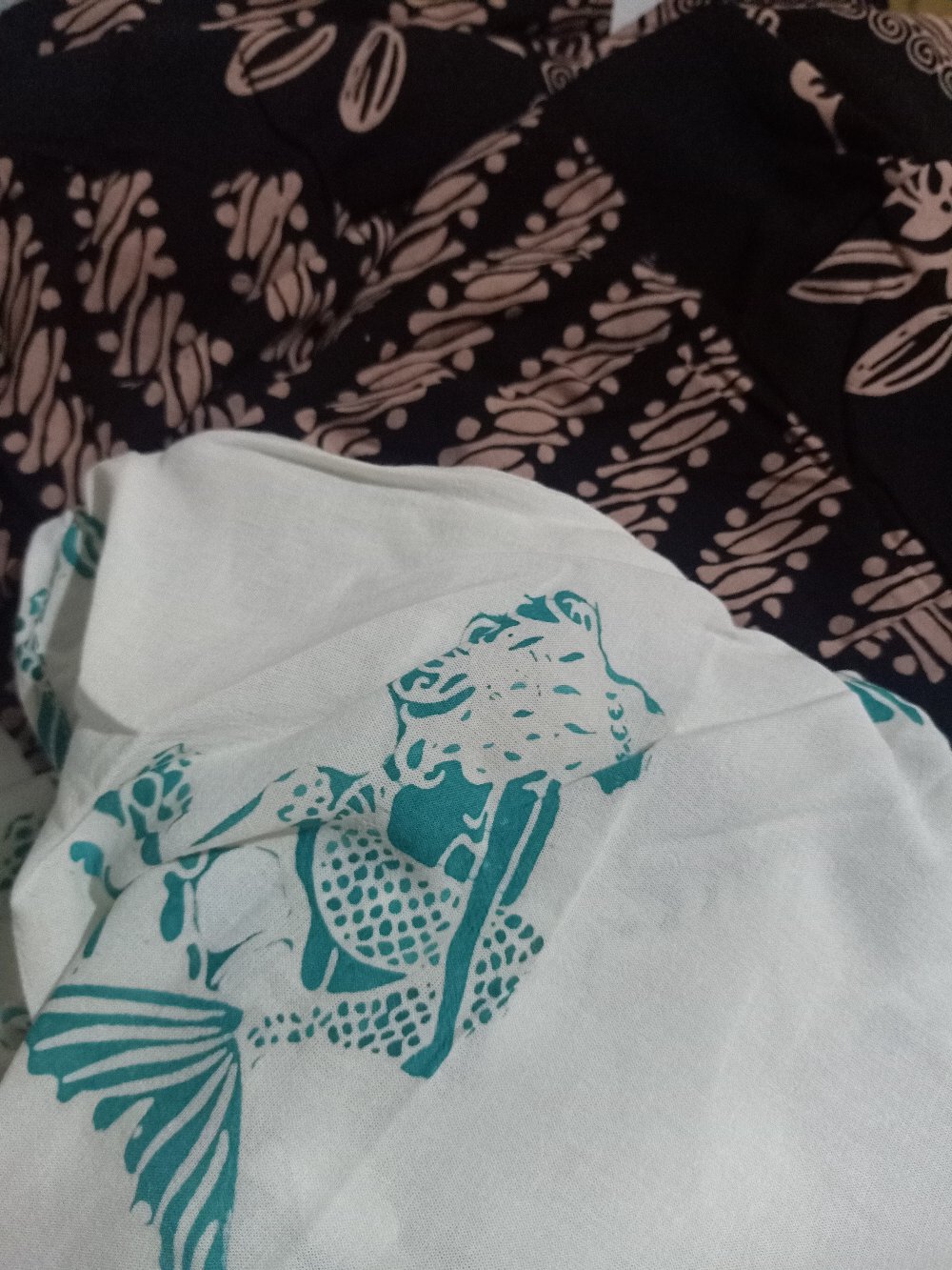 Long Rompi Batik Cap Motif Mermaid