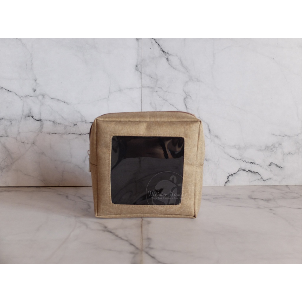 Pouch Souvenir Pernikahan Dompet Transparan Wedding Hampers