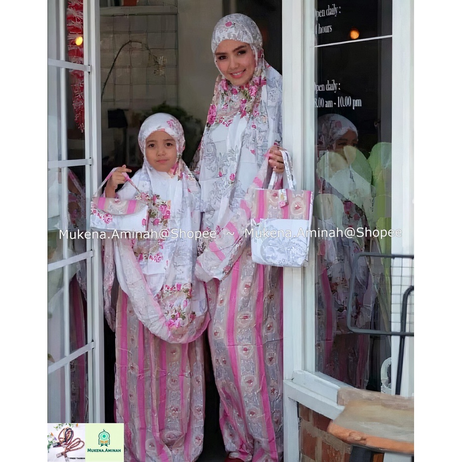 MUKENA COUPLE IBU ANAK NADIRA DAHLIA