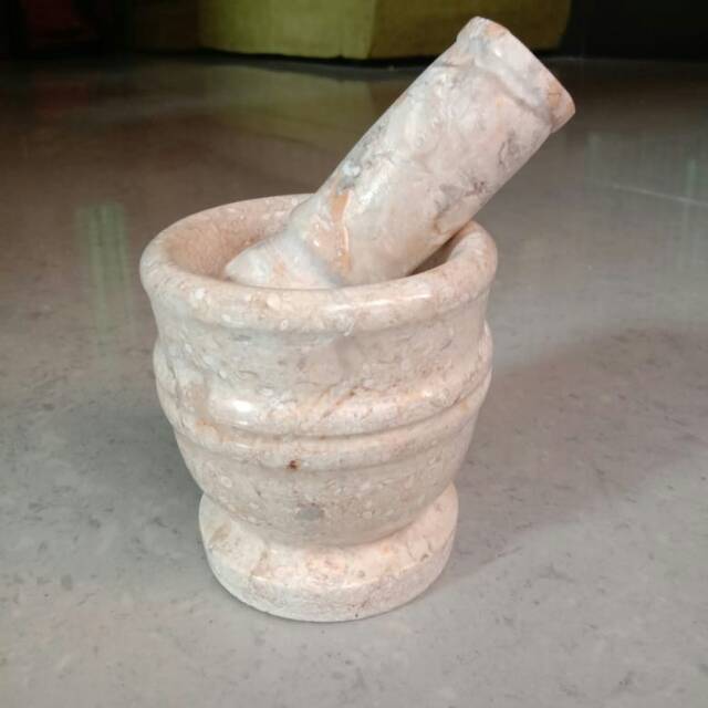 ALAT PENUMBUK OBAT/MORTAR & PESTLE MARMER/MURAH
