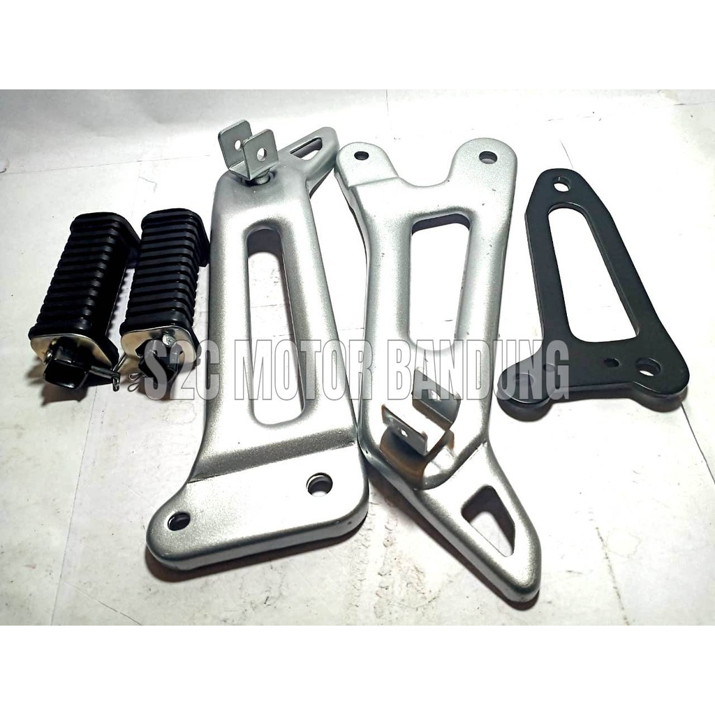 3 MACAM SILVER DUDUKAN STEP BELAKANG KOMPLIT RX KING RXKING NEW 2007 2008-1