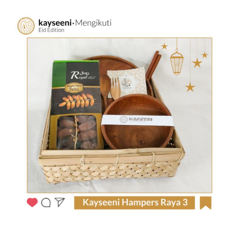 

Kayseeni Hampers Raya 3/Hampers/Parcel/Gift/Hadiah Eksklusif Wedding/Graduation/Birthday