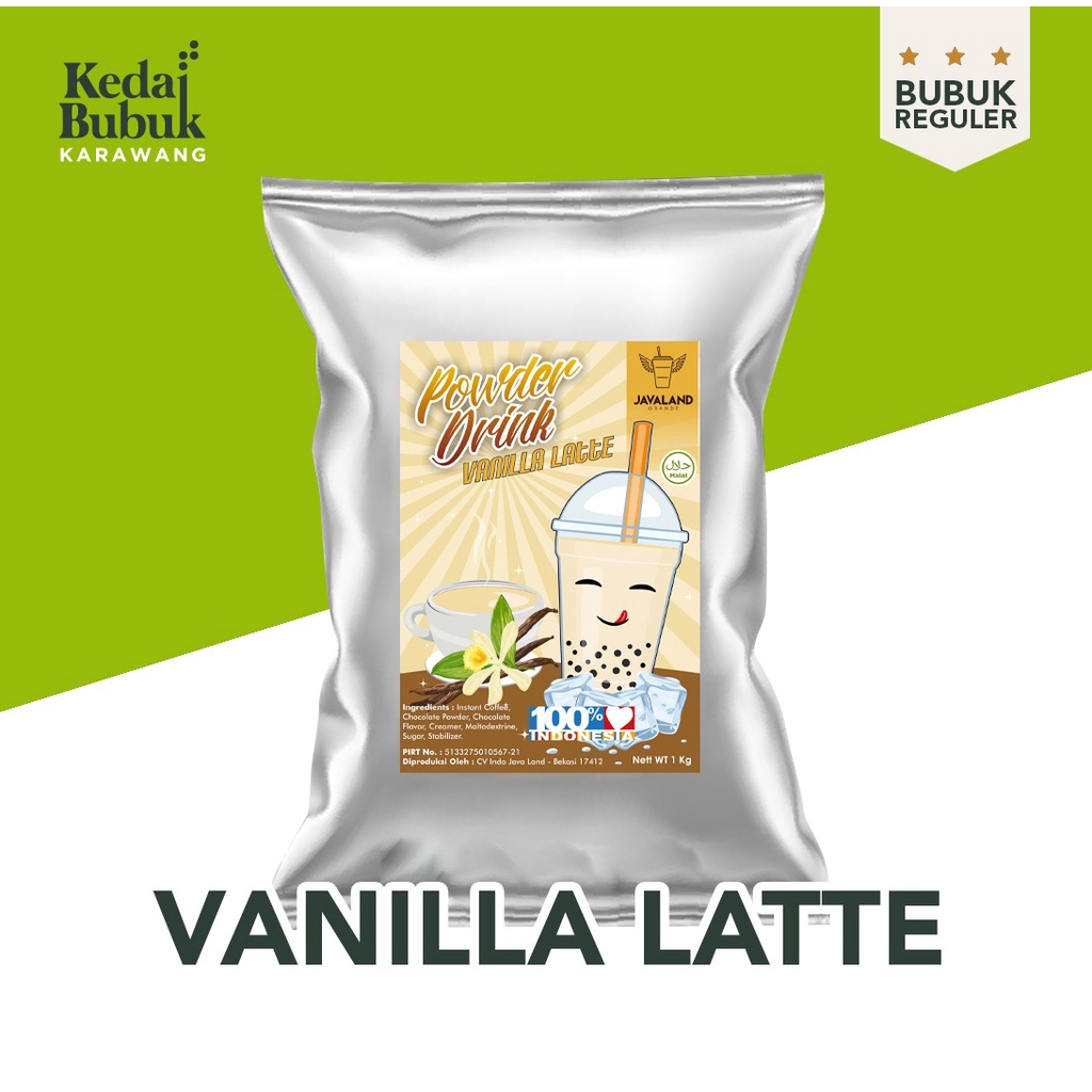 

Vanilla Latte Bubuk Minuman ORIGINAL Javaland 1kg