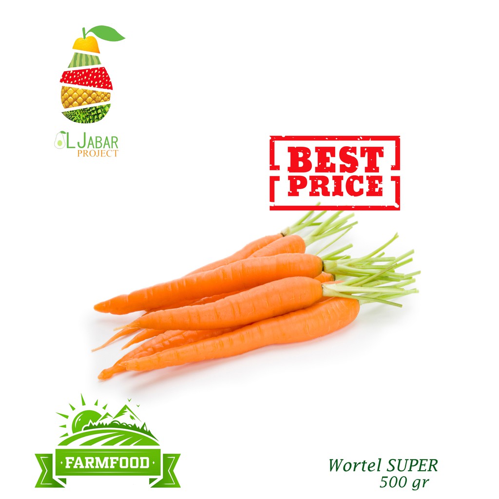 Wortel SEGAR  500 gr / Wortel / Carrot / Sayur Segar