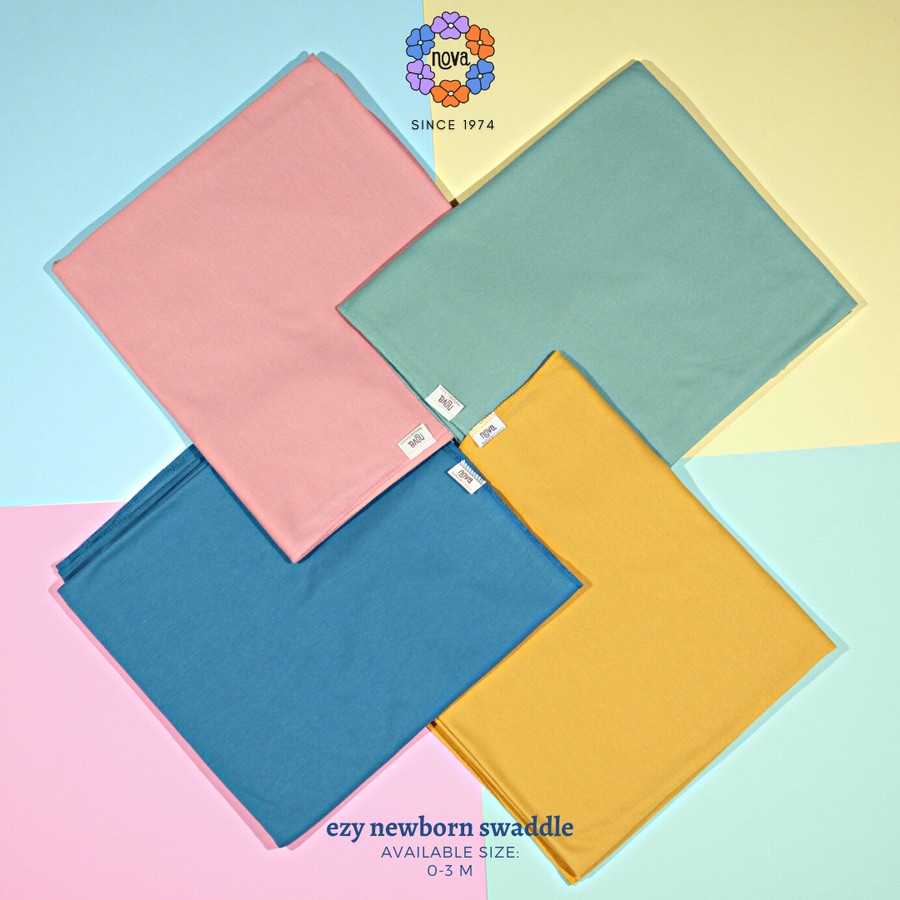 Bedong bayi nova ezy warna polos