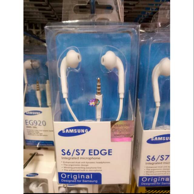 Headset / hansfree samsung model s6 , s7