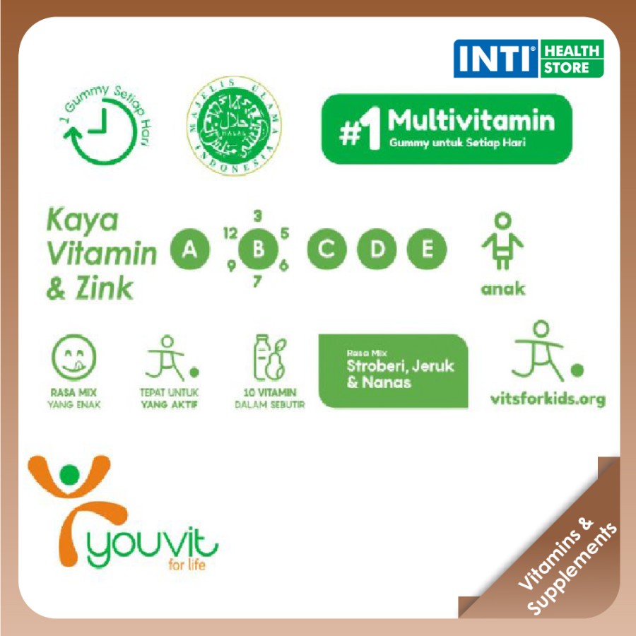 Youvit | Multivitamin Anak | 7 day | 30 day | Vitamin Anak