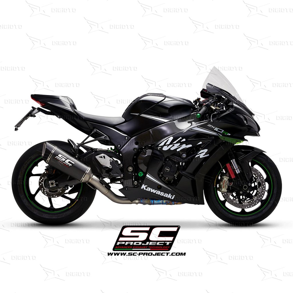 SC Project SC-1 Muffler Carbon Fiber Knalpot Slip On Kawasaki ZX10R