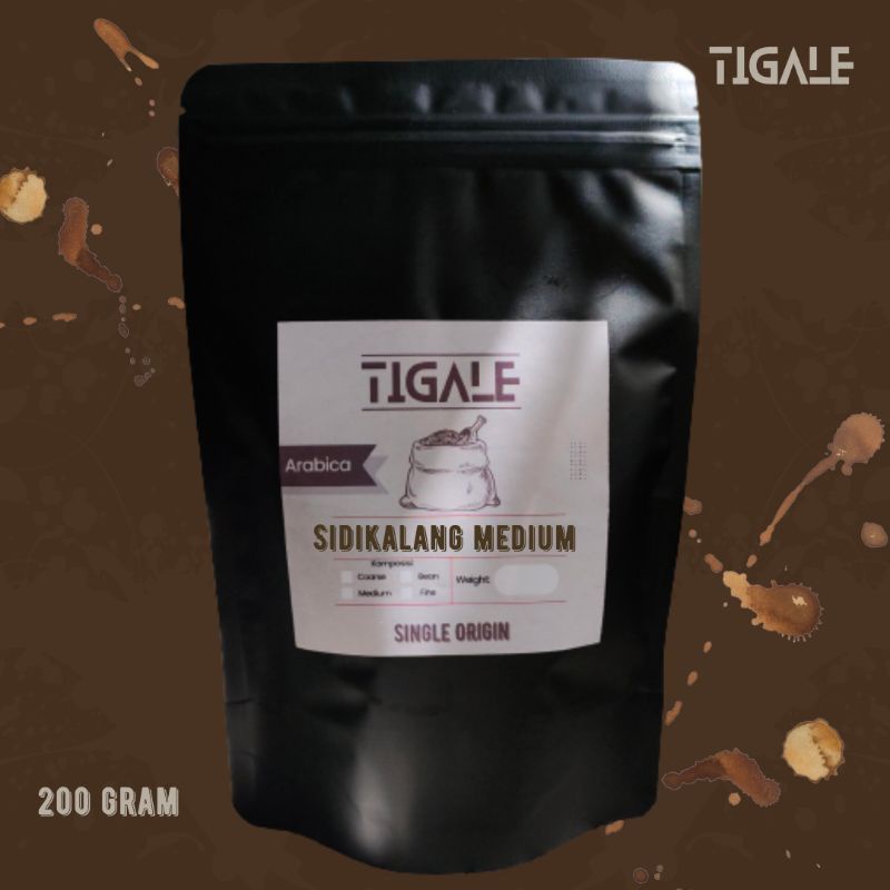 

TIGALE - KOPI ARABIKA SIDIKALANG MEDIUM 200G