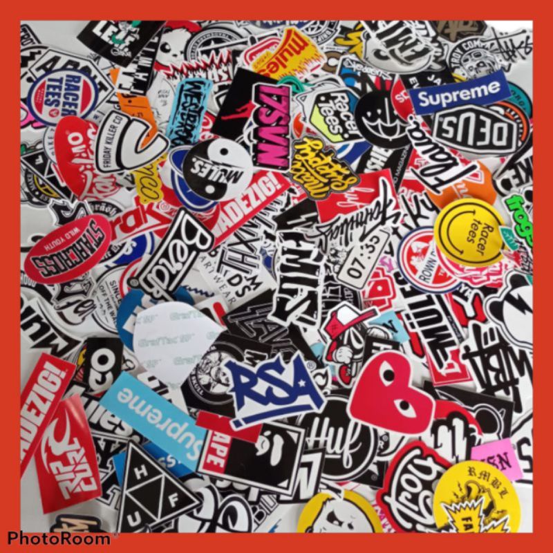 Stiker Brand Distro Bahan Graftac