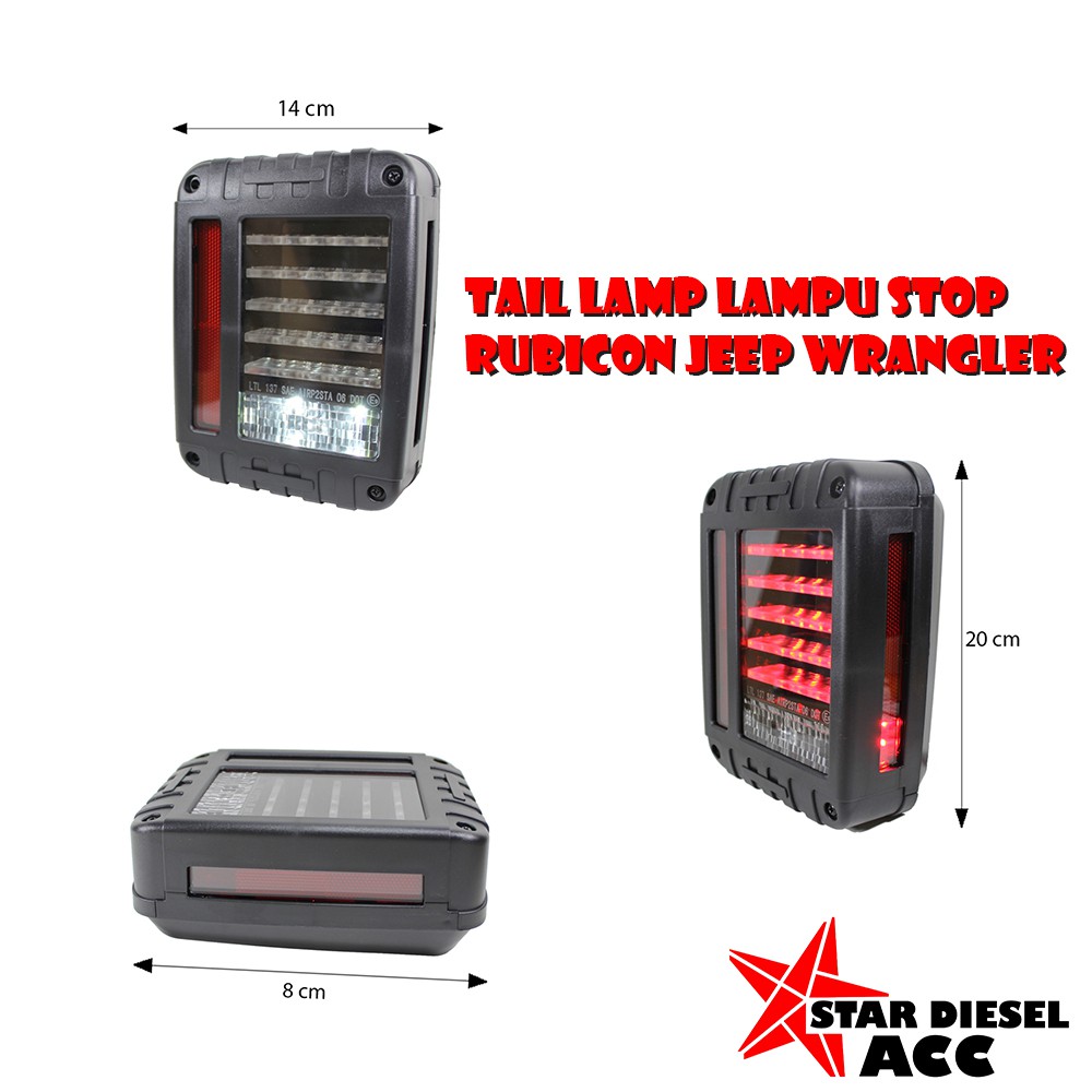 Tail Lamp Lampu Stop Jeep Rubicon Jeep Wrangler