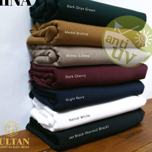 Harga Murah * MINA DARK ONYX GREEN KAIN ANTI UV SULTAN tr1.