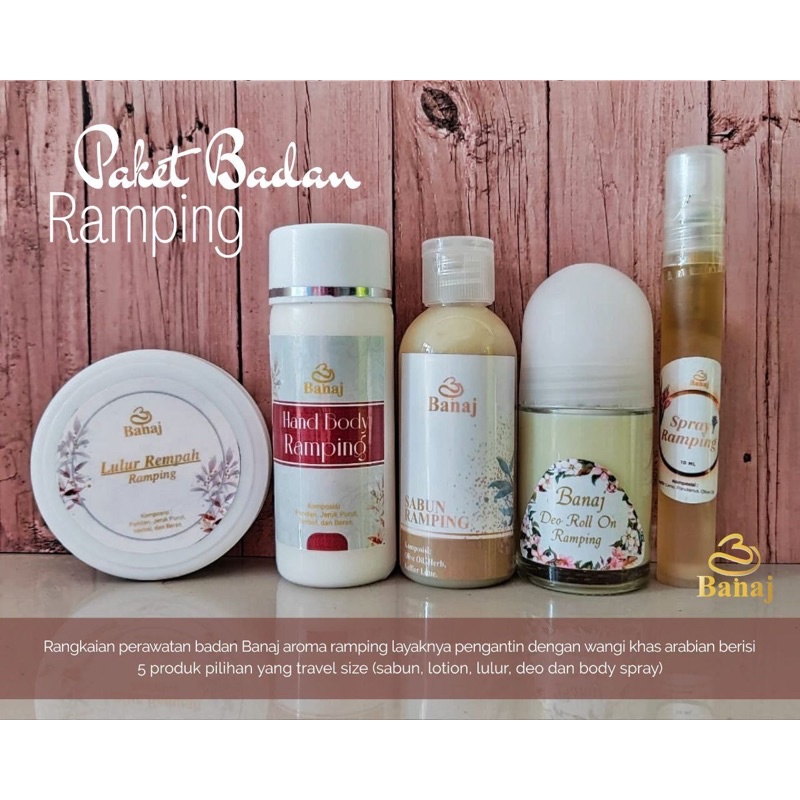 BANAJ PAKET BADAN RAMPING PENGANTIN ARAB