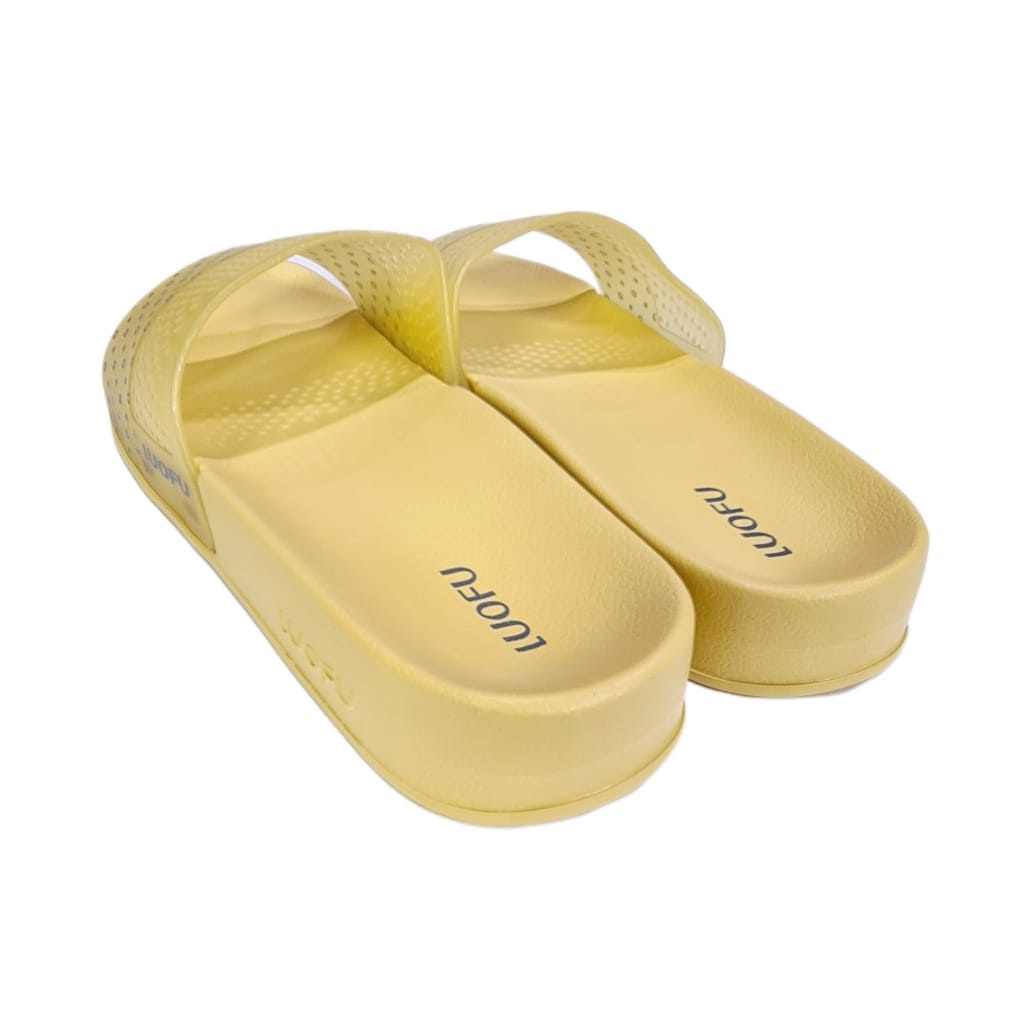 LUOFU ORIGINAL jelly sandal karet empuk murah wanita import sendal selop cewek E7151A1TF-A02S6