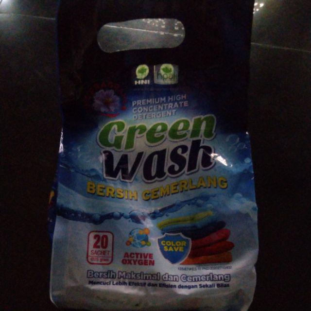 Green Wash Hpai / Deterjen Ajaib Bersih Cemerlang