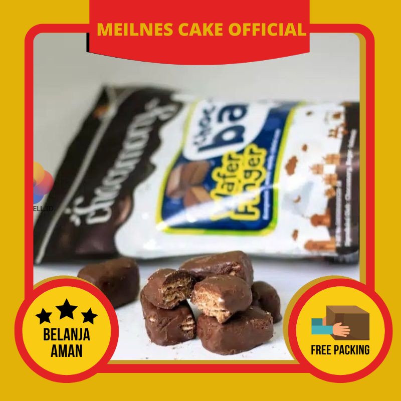 

Meilnes - Chocomory - Choco Bag Wafer Finger 150gr - Wafer Coklat - Oleh Oleh Kue Bandung